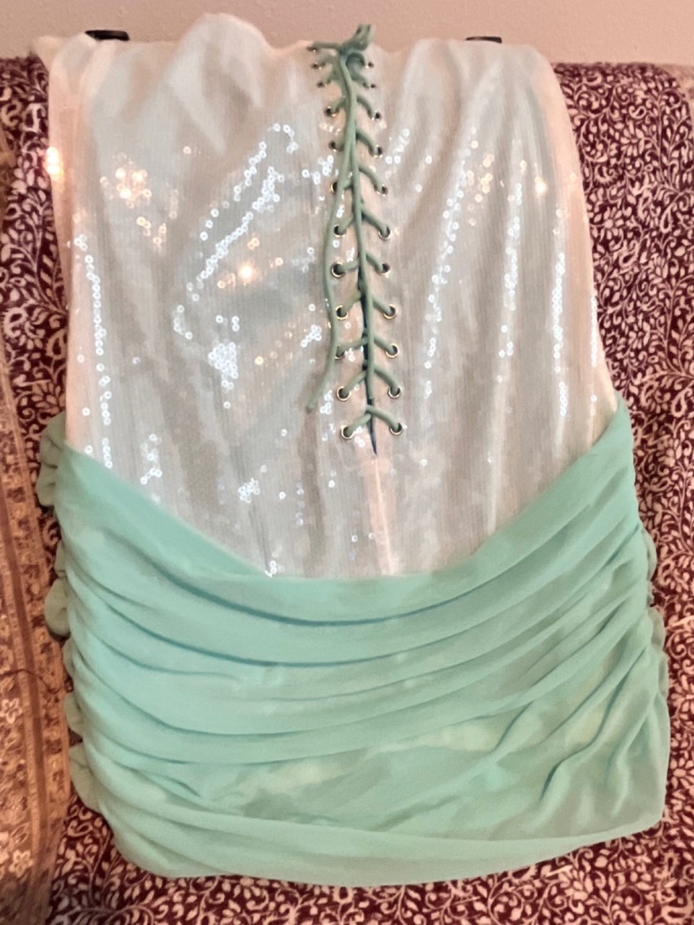 Sisterparty Sequin Ruched Minidress